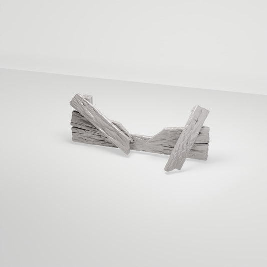 MyPortal 235 0 : Terrain de diorama : barrière en bois brisée (Réf. 235D)