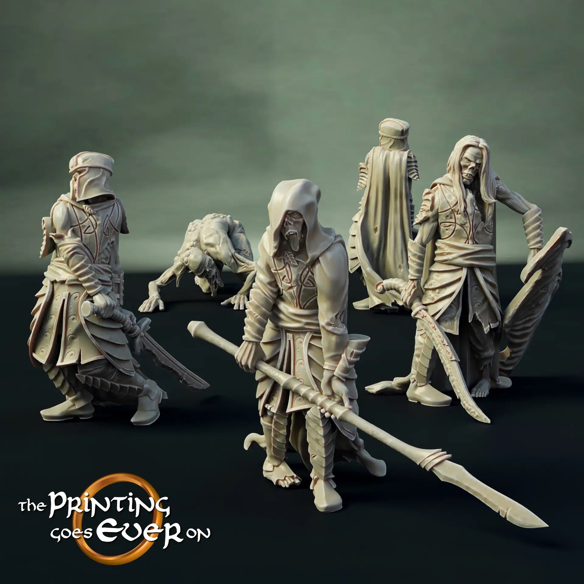 Photo de produit Tabletop 28mm The Printing Goes Ever On (TPGEO) 0 : Zombies : Horde des morts-vivants - Créatures/Adversaires maléfiques