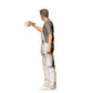 Figurine miniature : Peintre/Vernisseur avec pinceau et seau - Artisan (n° 278)