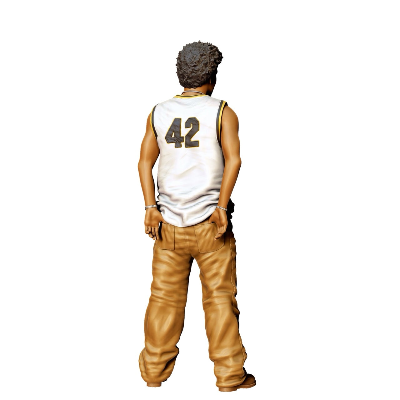 Figurine miniature : Homme en tenue de basket-ball (n° 279)