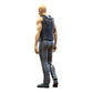 Figurine miniature de motard/membre de gang avec gilet : homme chauve (n° 283)
