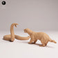 Photo de produit Figurine animale Diorama, modélisme : 0 : Figurines d'animaux sauvages : Blaireau vs. Mamba noire – Combat de la savane (Réf 25_08_08)