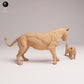Photo de produit Figurine animale Diorama, modélisme : 0 : Figurines d'animaux sauvages : Lionne en lutte avec un ratel (Réf 25_08_01)
