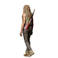 3DP Miniatures 2: Stehende Figur: Schwertkämpferin mit Weste, Hose und Schwert auf dem Rücken (Ref. Nr. 493)