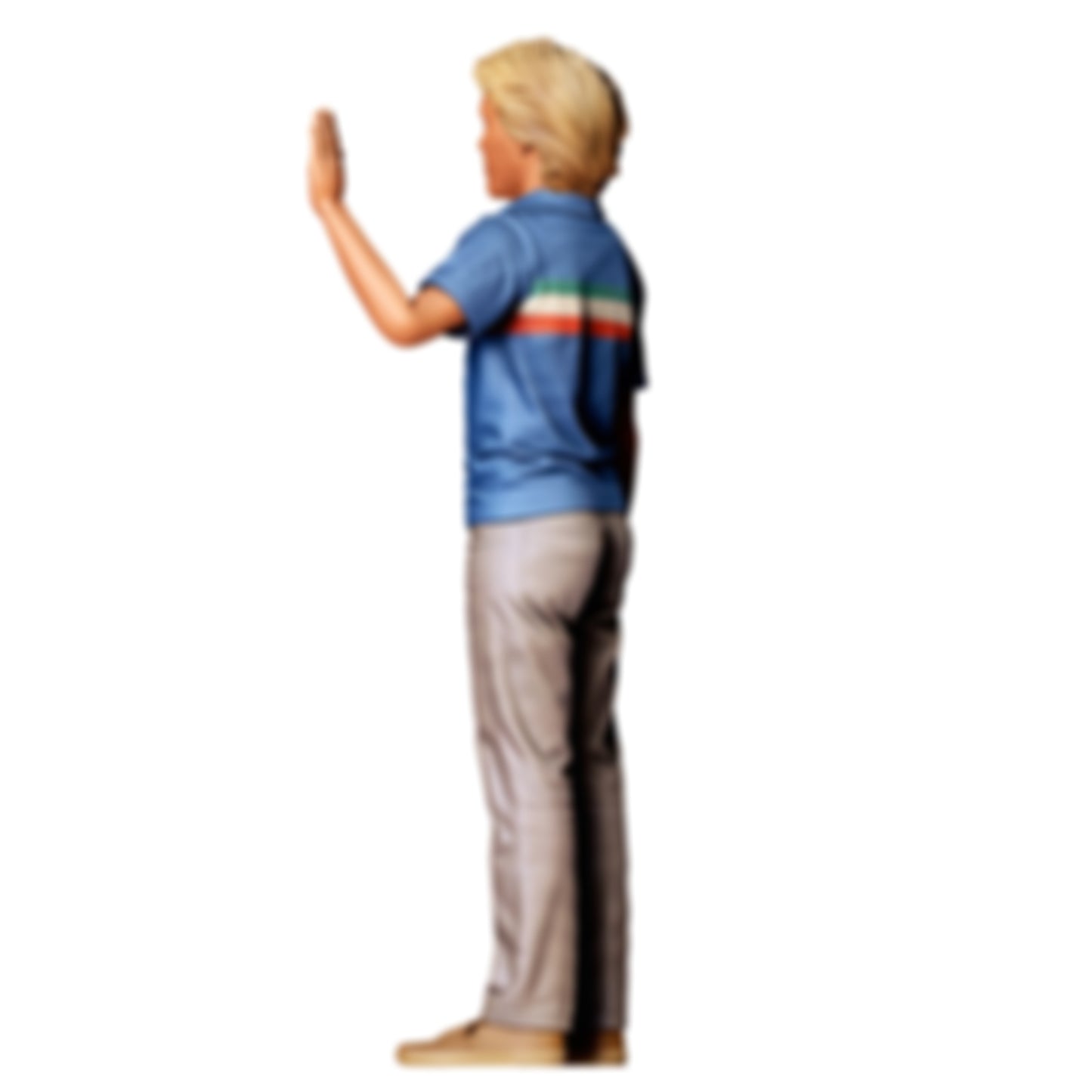 3DP Miniatures 2: Stehende Figur: Passant hebt die Hand zum Gruß (Ref. Nr. 505)