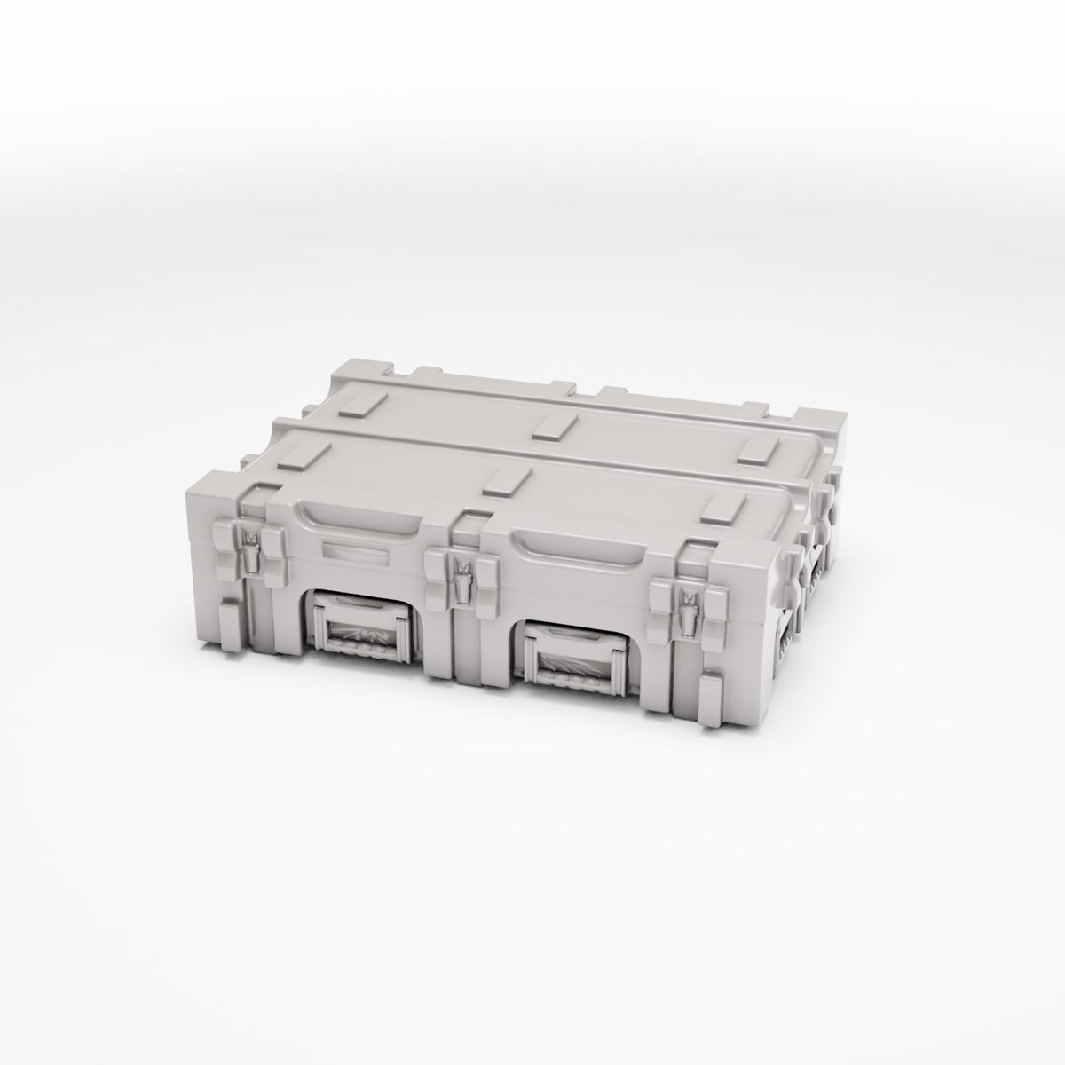 Photo de produit de modélisme de diorama 0 : accessoire de diorama : caisse de transport militaire avec fermetures (réf. 352D)