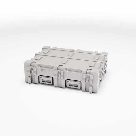 Photo de produit de modélisme de diorama 0 : accessoire de diorama : caisse de transport militaire avec fermetures (réf. 352D)