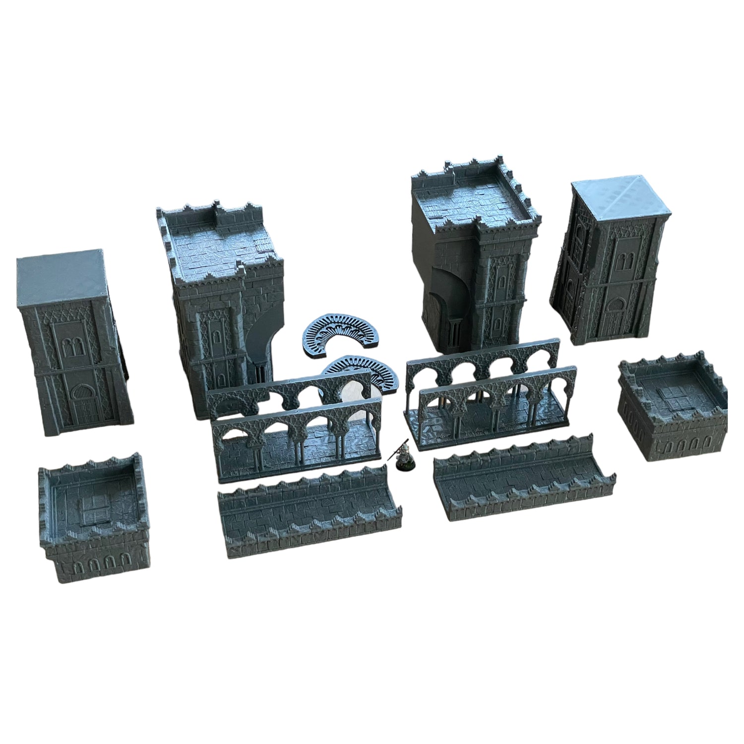 Photo de produit Tabletop 28mm The Printing Goes Ever On (TPGEO) 0 : Porte orientale - Fortification d'une ville orientale - Porte, tour et mur