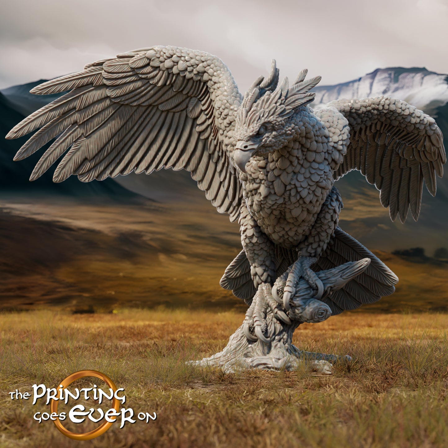 Photo de produit Tabletop 28mm The Printing Goes Ever On (TPGEO) 0: Grand aigle : Alliés du ciel