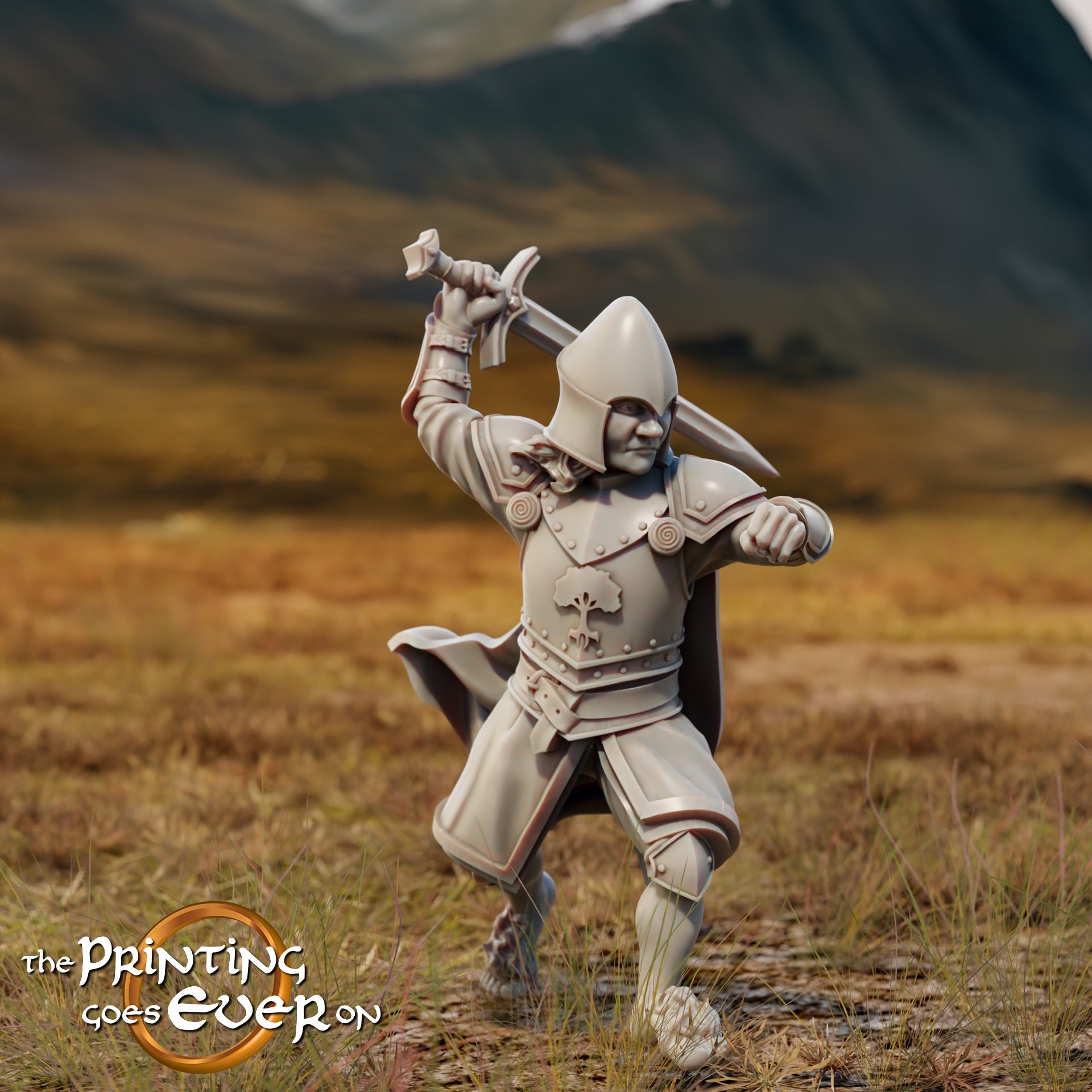 Photo du produit Tabletop 28mm The Printing Goes Ever On (TPGEO) 0 : Mippin et Perry : Courageux Halflings en tenue de bataille