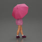 Diorama modélisme photo produit 2 : Figurine diorama féminine en cardigan ouvert et shorts avec parapluie (Ref Nr. A92)
