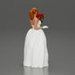 Diorama Modélisme Photo Produit 3 : Figurine Diorama : Miniature Mariée en robe blanche longue avec bouquet de fleurs (Ref Nr. A132)