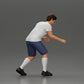 Diorama Modélisme Photo de produit 3 : Miniature diorama : Homme en shorts jouant au baby-foot, T-shirt et chaussettes hautes (Ref Nr. A71)