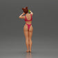 Diorama Modélisme Photo de produit 3 : Miniature de diorama : Femme en bikini prenant un selfie à la plage, figurine debout (Ref Nr. A69)
