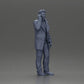 Diorama modélisme photo de produit 7 : Figurine de diorama - homme turc en manteau avec col roulé, en train de téléphoner (Ref Nr. A78)