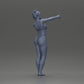 Diorama Modélisme Photo de produit 8 : Miniature diorama : Femme en bikini prenant un selfie sur la plage, figurine debout (Ref Nr. A69)