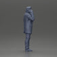 Diorama modélisme photo produit 8 : Figurine de diorama - homme turc en manteau avec col roulé, en train de téléphoner (Ref Nr. A78)