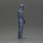 Diorama modélisme photo produit 8 : Figurine diorama : Miniature golfeur debout avec casquette, gant et club de golf - Figurine diorama (Ref Nr. A143)