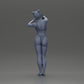Diorama modélisme photo produit 9 : Diorama-miniature : Femme en bikini prenant un selfie à la plage, figurine debout (Ref Nr. A69)