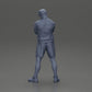 Diorama modélisme photo de produit 9 : Figurine : homme avec les bras croisés, casquette, veste, shorts, chaussures de sport (Ref Nr. A125)