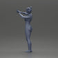 Diorama Modélisme Photo de produit 10 : Miniature diorama : Femme en bikini prenant un selfie sur la plage, figurine debout (Ref Nr. A69)