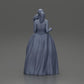 Diorama Modélisme Photo de produit 7 : Figurine de diorama : Miniature mariée en robe blanche longue avec bouquet de fleurs (Ref Nr. A132)