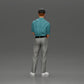 Diorama Modélisme Photo Produit 15 : Figurine Diorama : Miniature Golfeur debout avec casquette, gant et club de golf - Figurine de diorama (Ref Nr. A143)