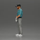 Diorama modélisme photo produit 17 : Figurine de diorama : Miniature golfeur debout avec casquette, gant et club de golf - Figurine de diorama (Ref Nr. A143)