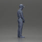 Diorama modélisme photo produit 19 : Figurine diorama : Miniature golfeur debout avec casquette, gant et club de golf - Figurine diorama (Réf n° A143)