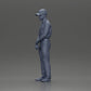 Diorama Modélisme Photo Produit 20 : Figurine Diorama : Miniature Golfeur debout avec casquette, gant et club de golf - Figurine de diorama (Ref Nr. A143)