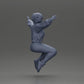 Diorama modélisme photo produit 8 : Figurine miniature - Fille assise avec les bras tendus, vêtements de sport (Ref Nr. A80)