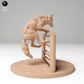 Produktfoto Tier Figur Diorama, Modellbau: 0: Wildtier Figur: springender Kojote über Zaun (Ref 24_11_07)