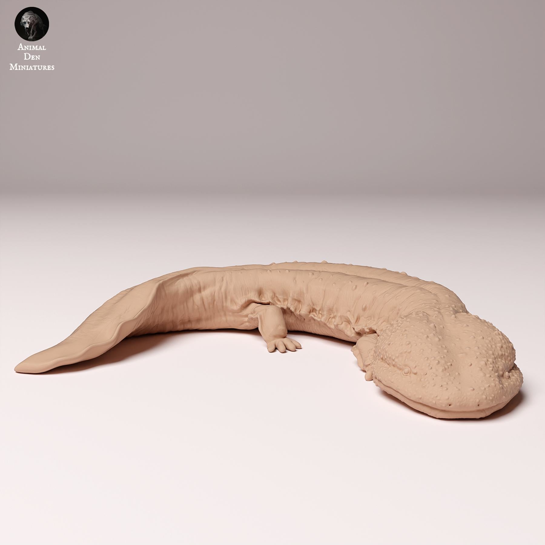 Produktfoto Tier Figur Diorama, Modellbau: 0: Wildtier Figur: Japanischer Riesensalamander (Ref 24_10_04)