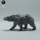 Produktfoto Tier Figur Diorama, Modellbau: 0: Wildtier Figur: gehender Eisbär – Polar Bear (Ref 01_01_24)