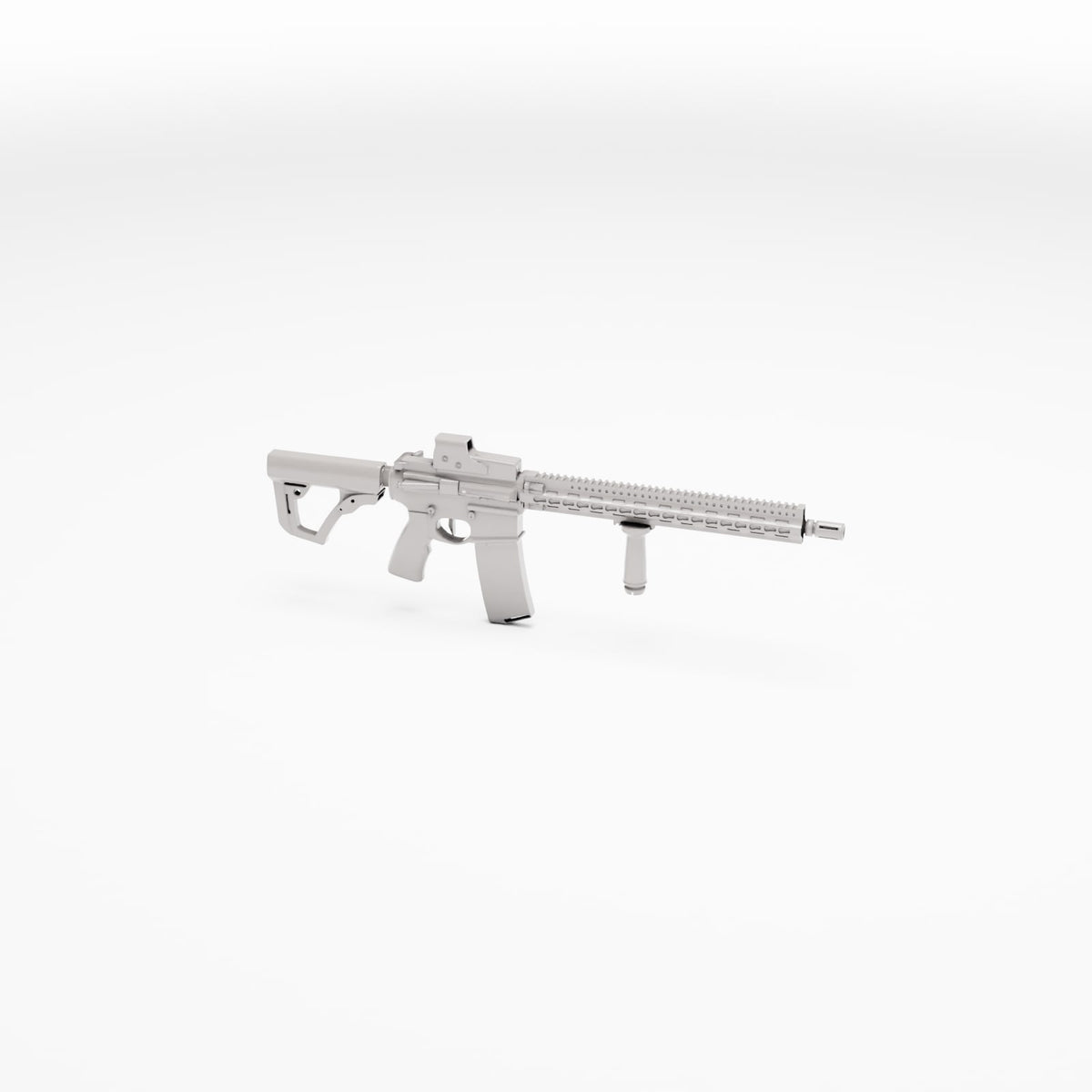 Photo de produit de modélisme de diorama 0 : armes de diorama : fusil d’assaut moderne avec optique de visée (réf. 413D)