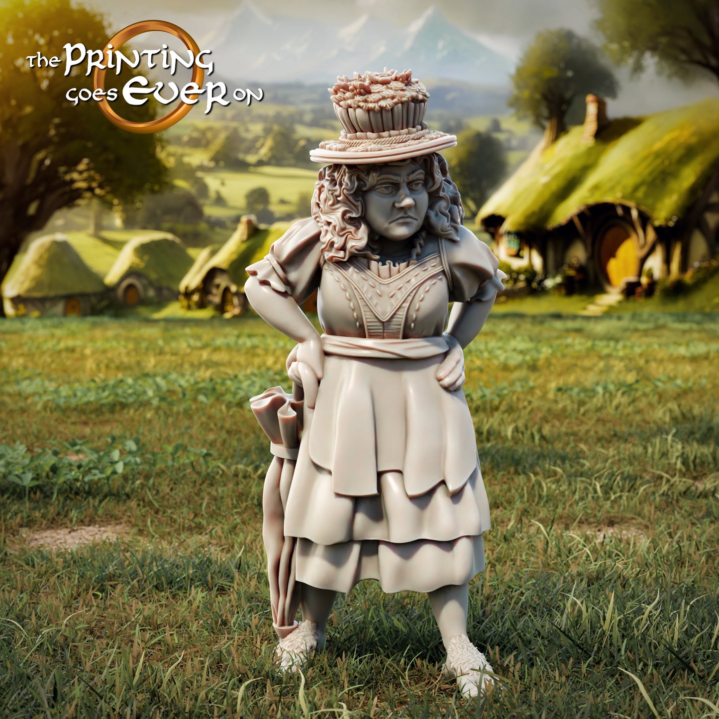 Photo de produit Tabletop 28mm The Printing Goes Ever On (TPGEO) 0 : Halflings Villageois - Résidents du quotidien