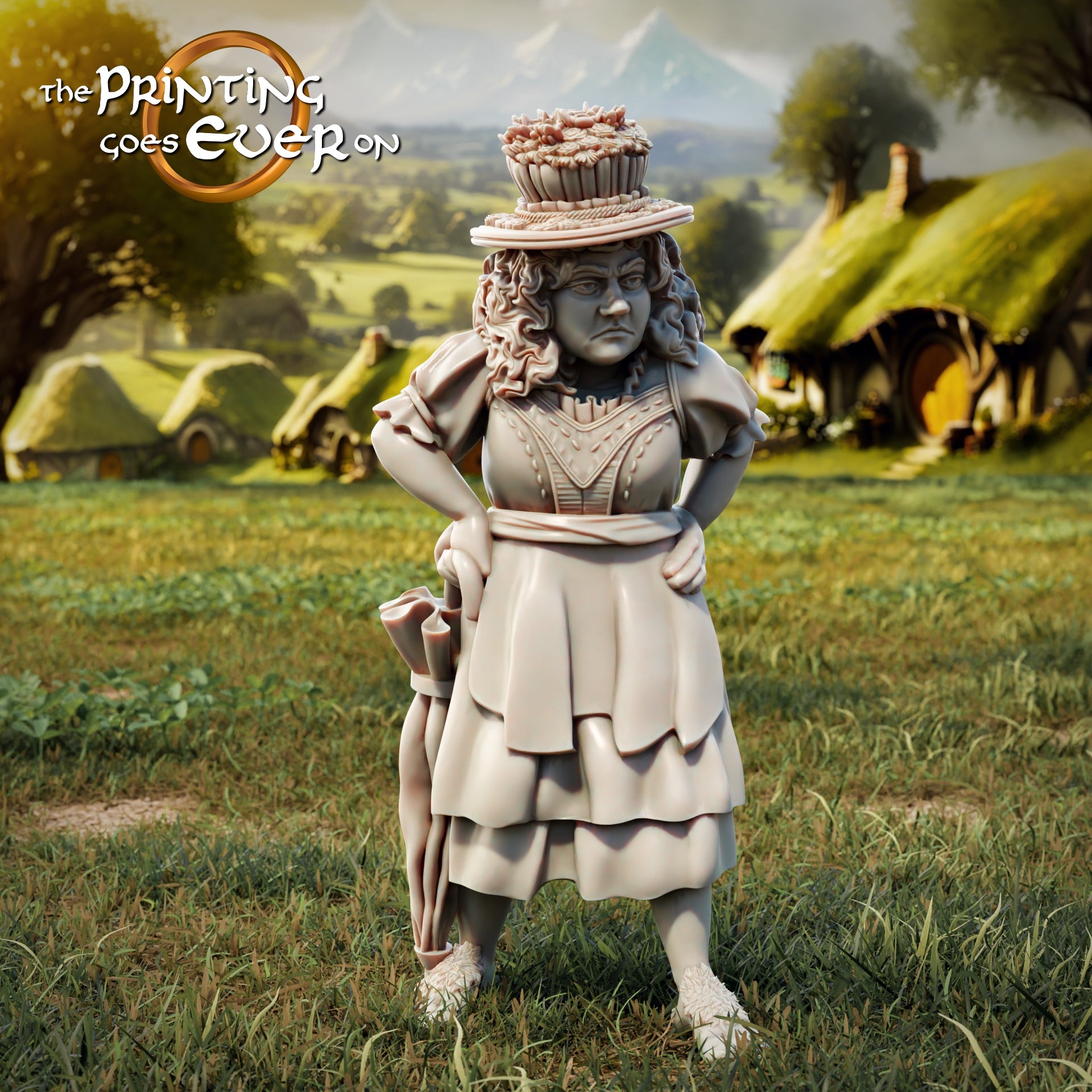 Photo de produit Tabletop 28mm The Printing Goes Ever On (TPGEO) 0 : Halflings Villageois - Résidents du quotidien