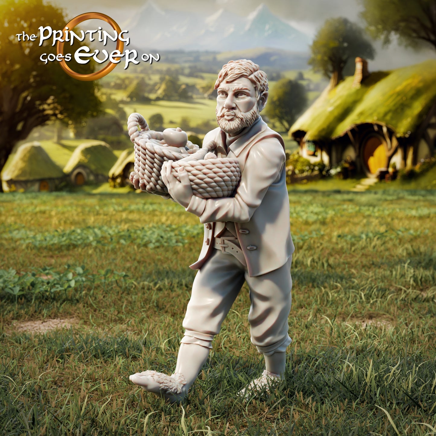 Photo de produit Tabletop 28mm The Printing Goes Ever On (TPGEO) 0 : Halflings Villageois - Résidents du quotidien