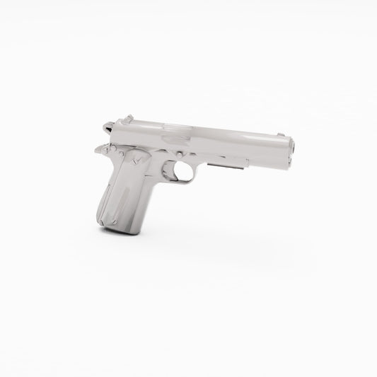 Photo de produit de modélisme de diorama 0 : armes de diorama : arme de poing avec plaquettes de crosse (réf. 424D)
