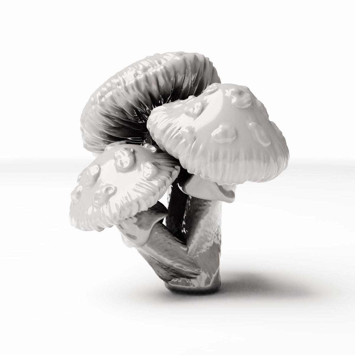 Photo de produit de modélisme de diorama 2 : plantes de diorama : groupe de champignons tachetés (réf. 446D)