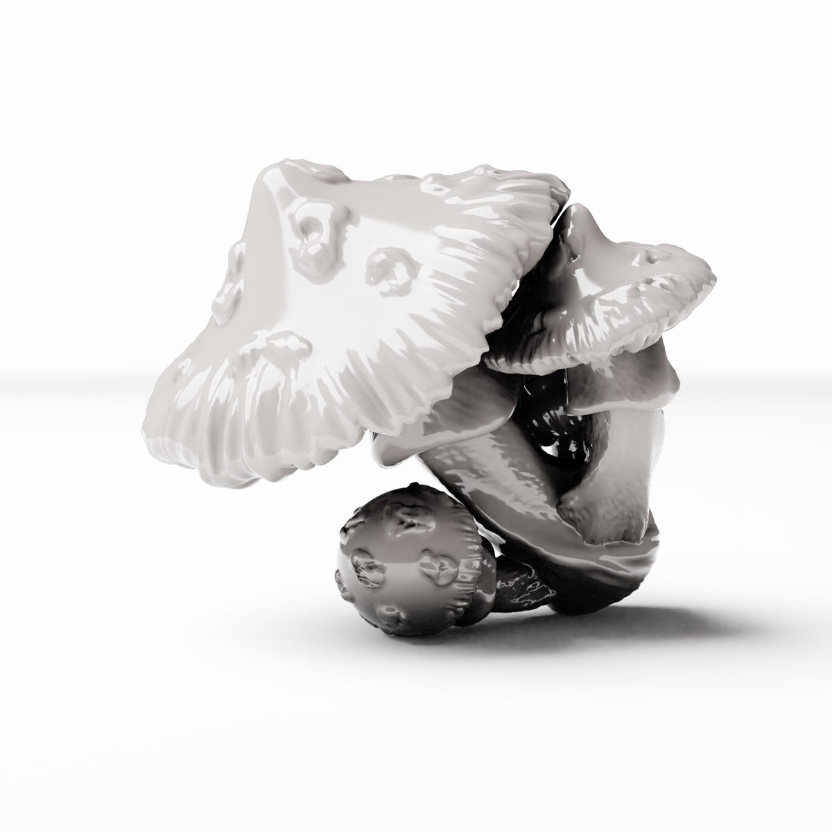 Photo produit de modélisme de diorama 3 : plantes de diorama : groupe de champignons tachetés (réf. 447D)