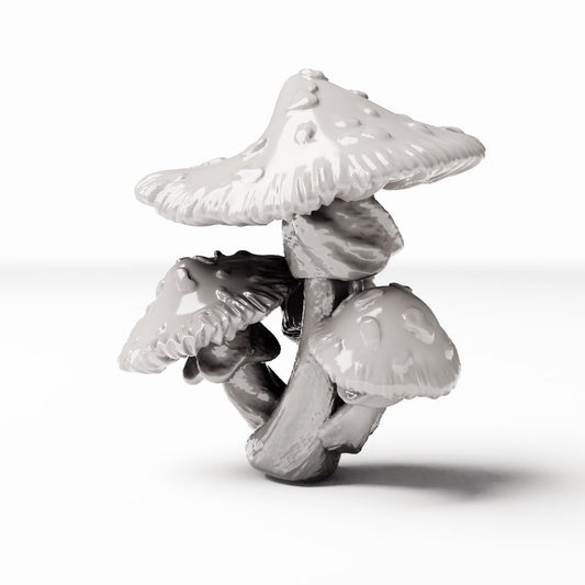 Photo produit pour diorama 0 : plantes de diorama : groupe de champignons tachetés (réf. 449D)