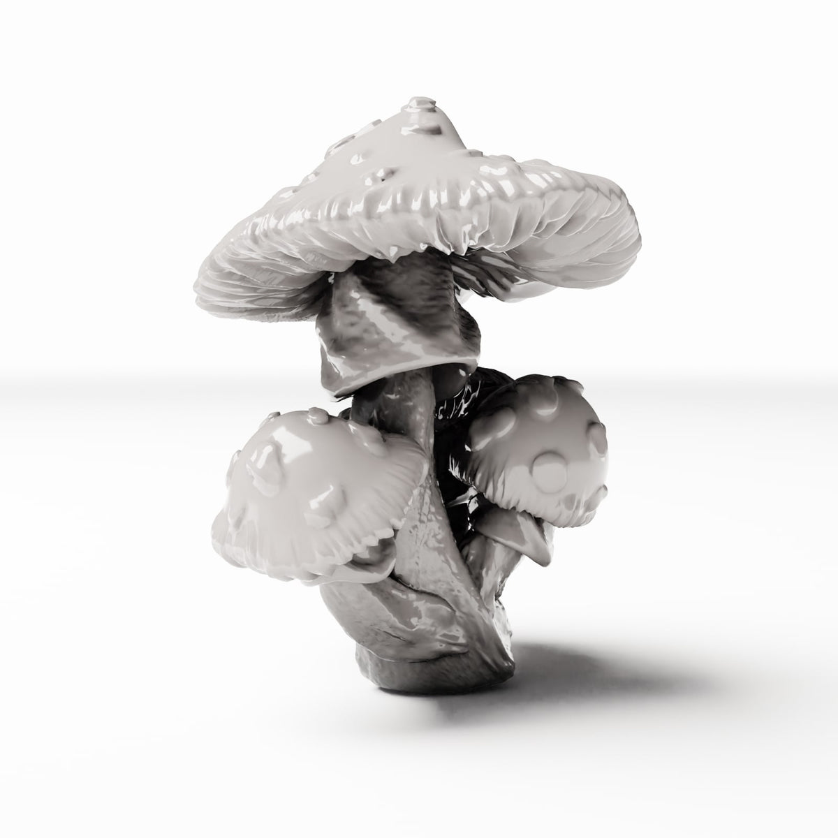 Photo de produit de modélisme de diorama 2 : plantes de diorama : groupe de champignons tachetés (réf. 449D)