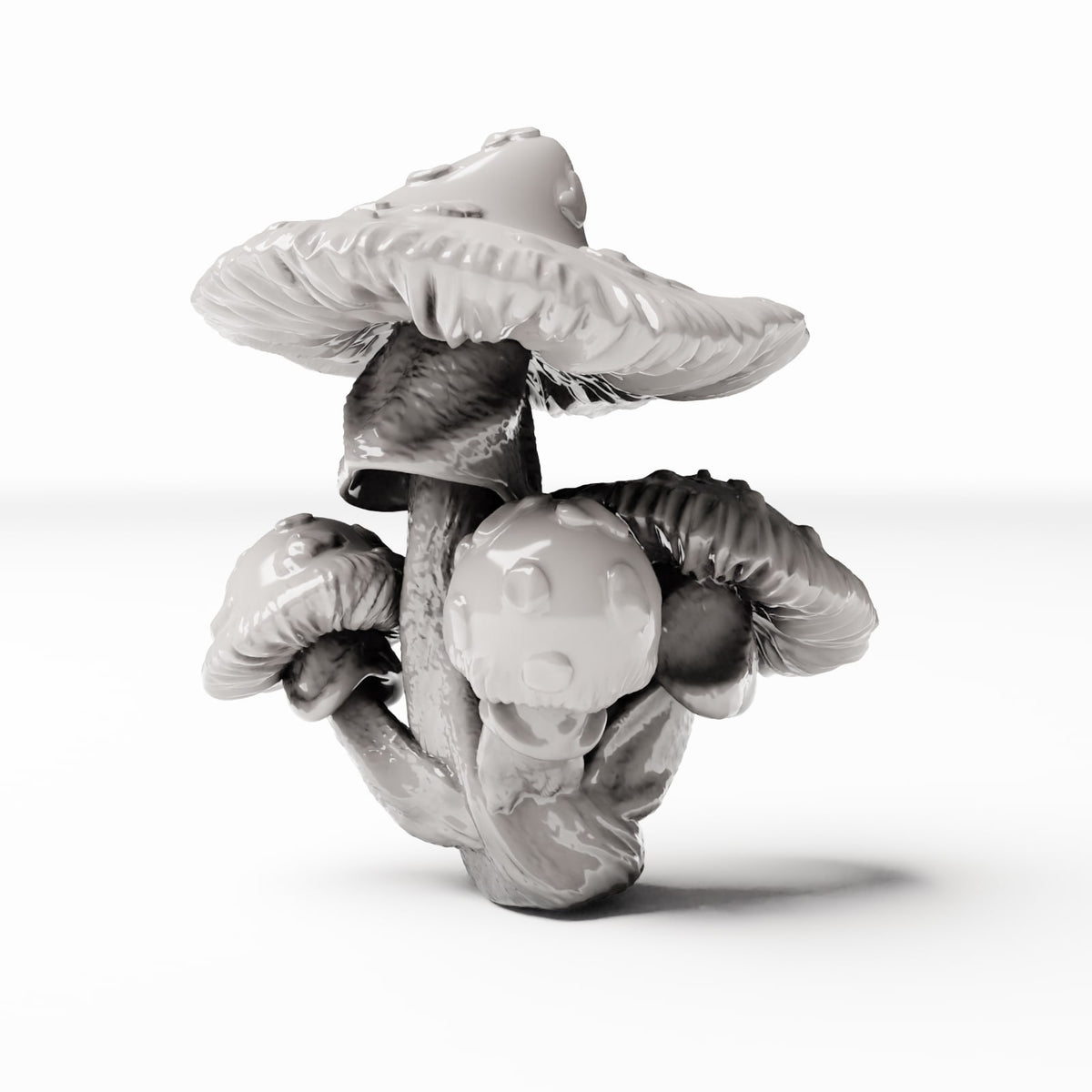 Photo de produit de modélisme de diorama 3 : plantes de diorama : groupe de champignons tachetés (réf. 449D)