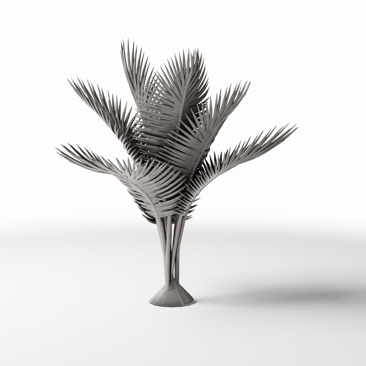 Diorama Modellbau Produktfoto 2: Diorama Pflanzen: Sago-Palme mit Bodenansatz (Ref. 470D)