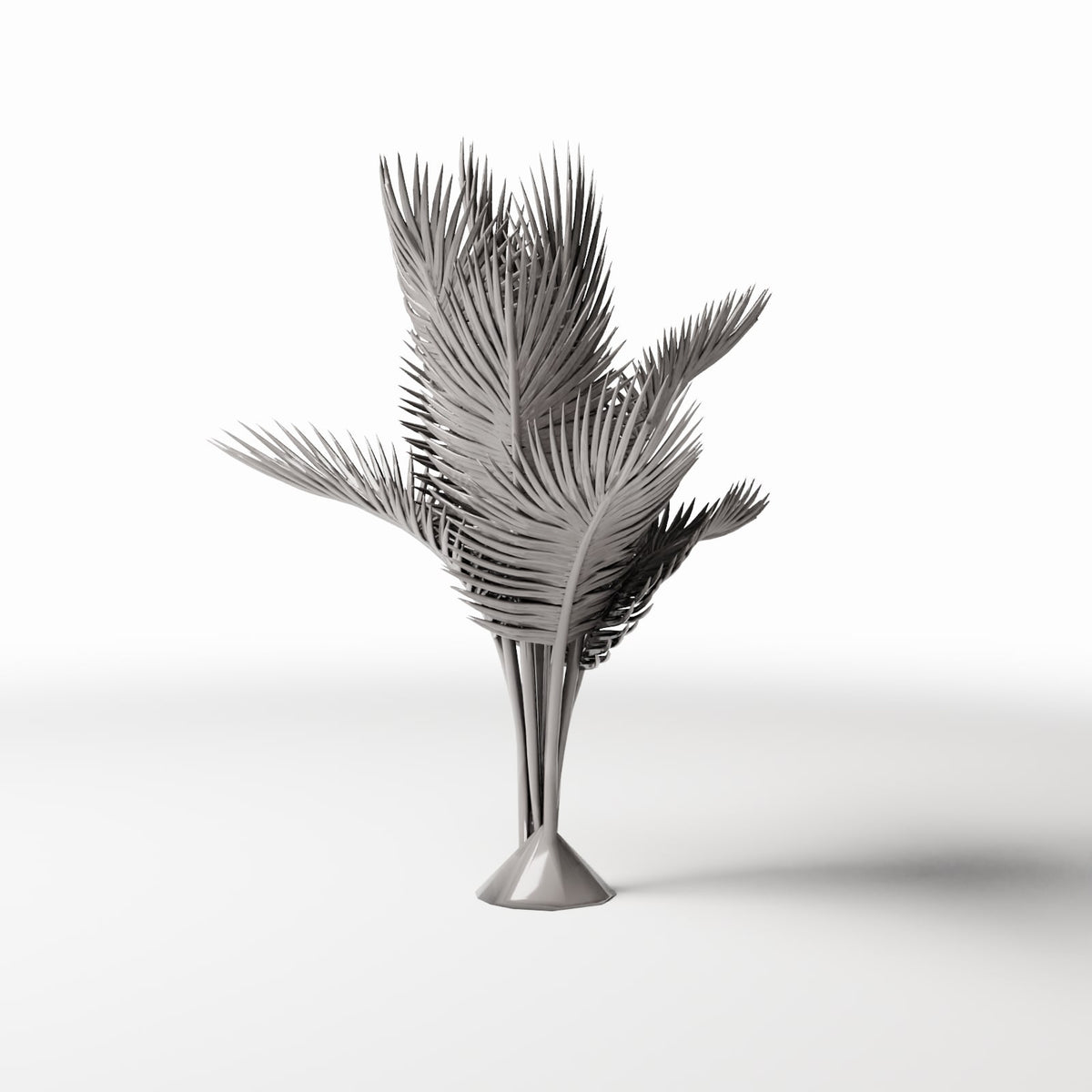 Diorama Modellbau Produktfoto 3: Diorama Pflanzen: Sago-Palme mit Bodenansatz (Ref. 470D)