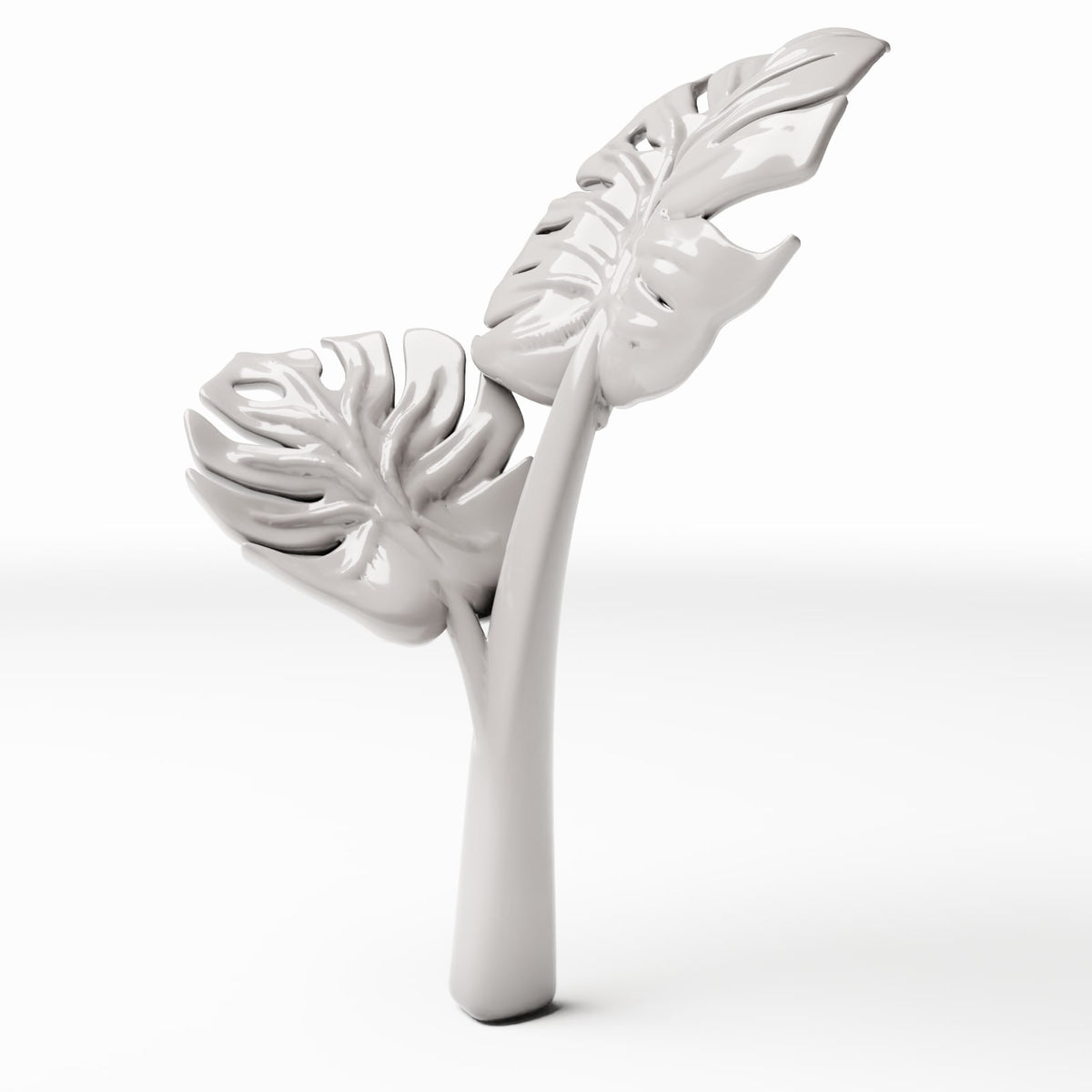 Photo produit de modélisme de diorama 0 : plantes de diorama : Monstera aux feuilles découpées (réf. 478D)