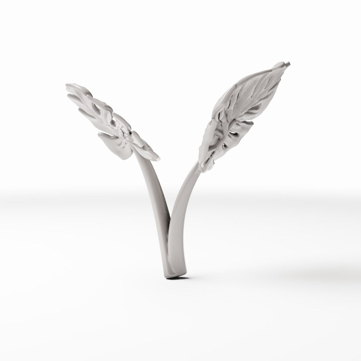 Photo du produit de modélisme pour diorama 3 : plantes de diorama : Monstera à deux feuilles (réf. 480D)