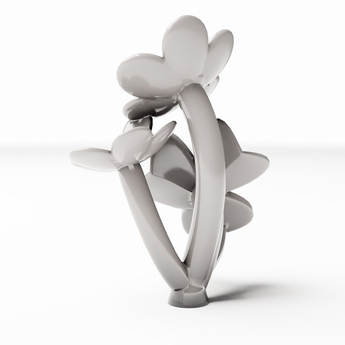 Modélisme de diorama, photo produit 3 : plantes de diorama : trèfle Oxalis en fleurs (Réf. 491D)