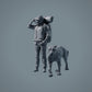 Figur d'animal sauvage : Léopard africain - Animaux de la savanne (23_02_18)